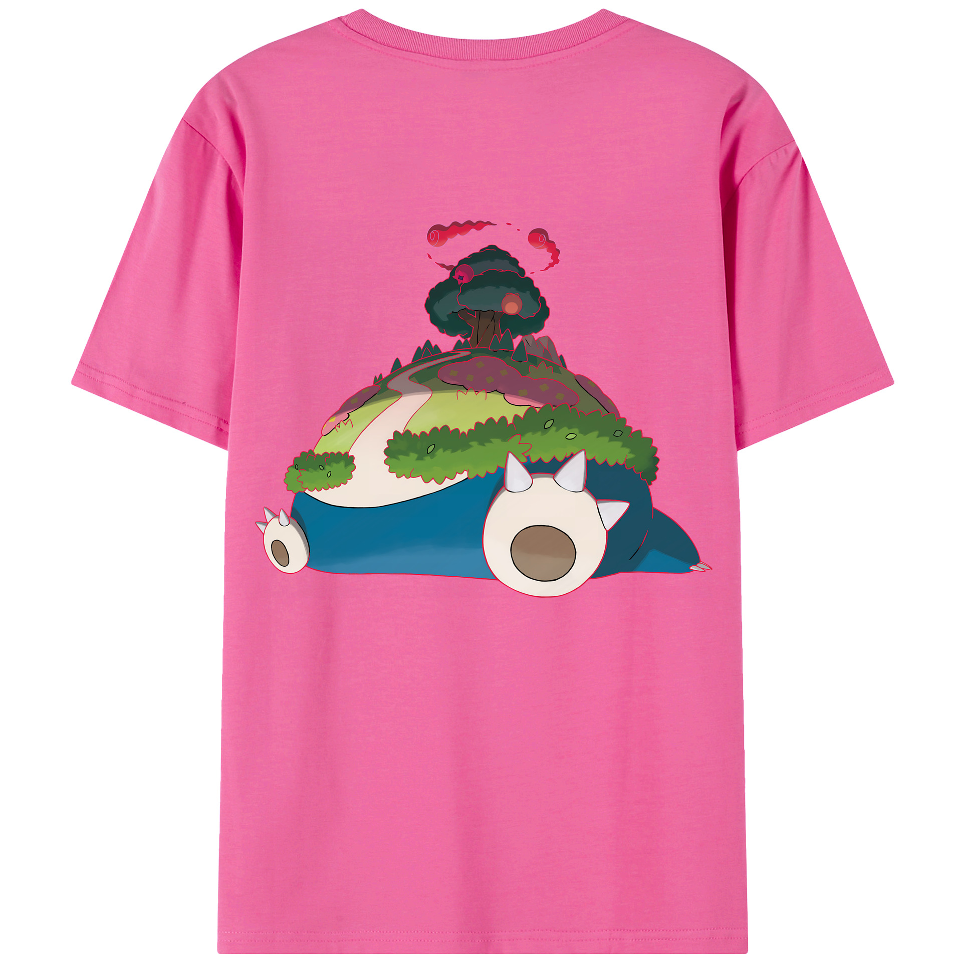 （画像用） ポケットモンスター Pokémon レディース半袖Tシャツ(バックプリント)